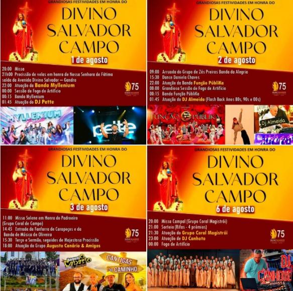 FESTIVIDADES EM HONRA DO DIVINO SALVADOR FESTIVIDADES EM HONRA DO DIVINO SALVADOR