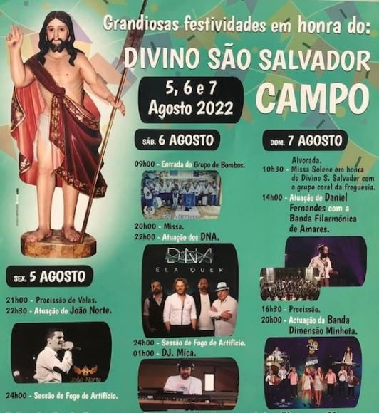 FESTIVIDADES EM HONRA DO DIVINO SÃO SALVADOR 